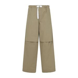JIL SANDER Men's Wide Leg Layered Trousers Men NUDE & NEUTRALS Pants
